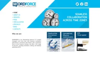 Wordforce.com(Language translator) Screenshot