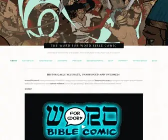 Wordforwordbiblecomic.com(The Word for Word Bible Comic) Screenshot