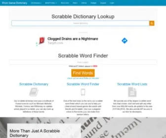 Wordgamedictionary.com(Scrabble Dictionary) Screenshot