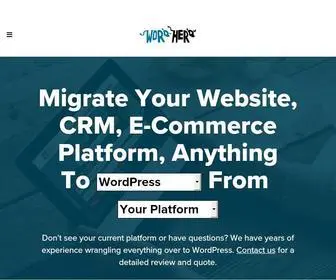 Wordherd.io(Website Migration Services) Screenshot