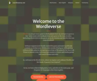 Wordleverse.net Screenshot