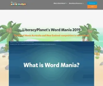 Wordmania.com(LiteracyPlanet) Screenshot