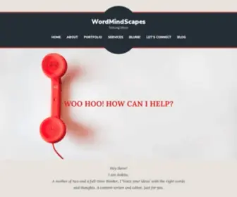 Wordmindscapes.com(Voicing Ideas) Screenshot