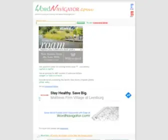 Wordnavigator.com(Solve Word Puzzles and Crosswords with Ease at) Screenshot