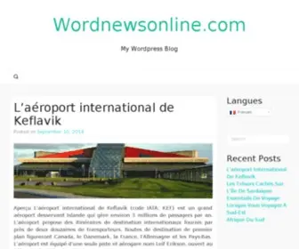 Wordnewsonline.com(My WordPress Blog) Screenshot