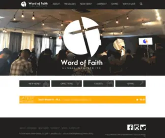 Wordoffaithglobal.org(Word of Faith) Screenshot