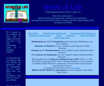 Wordoflife.uk.com(Word of Life) Screenshot