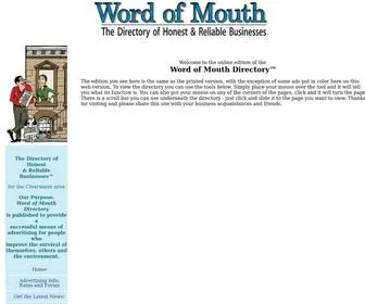 Wordofmouthdirectory.biz(Word of Mouth Directory) Screenshot