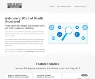 Wordofmouthuncovered.com(Truested) Screenshot