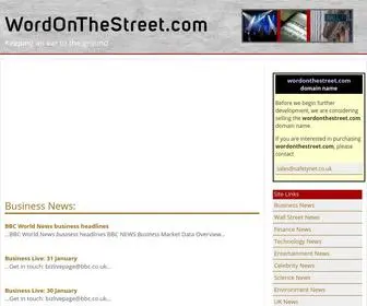 Wordonthestreet.com(Business News) Screenshot