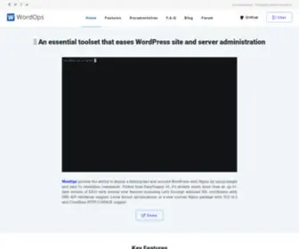 Wordops.eu(WordOps is an essential toolset) Screenshot