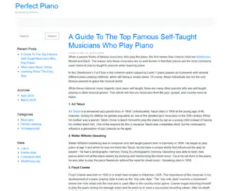 Wordperfect.org(Lean Piano Online) Screenshot