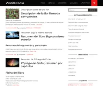 Wordpredia.com(Enciclopedia en línea con wordpress) Screenshot