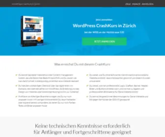 Wordpress-Crashkurs.ch(WordPress CrashKurs) Screenshot