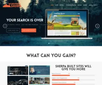 Wordpress-Sherpa.com(Freelance Wordpress Developer) Screenshot