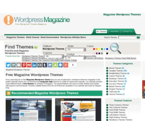Wordpress-Themes-Magazine.com(Magazine Wordpress Themes) Screenshot