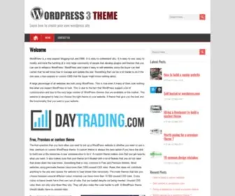 Wordpress3Themes.net(WordPress 3 Themes) Screenshot