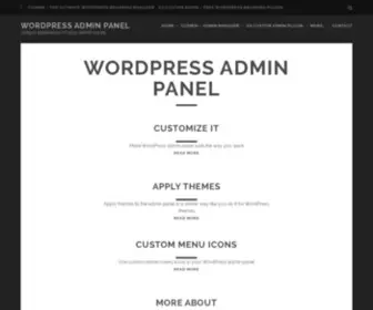 Wordpressadminpanel.com(WordPress Admin Panel) Screenshot