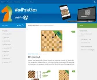 Wordpresschess.com(DHTML Chess) Screenshot