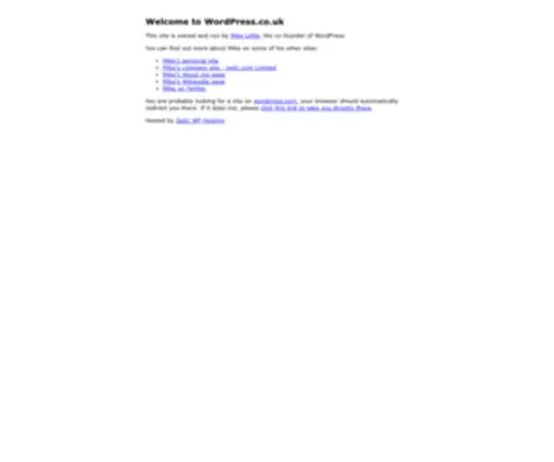 Wordpress.co.uk(Hosting wp) Screenshot