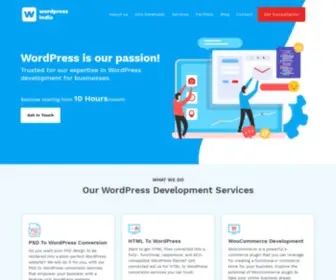 Wordpressindia.co.in(Wordpress Website Development Company) Screenshot