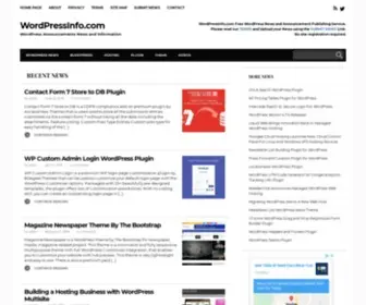 Wordpressinfo.com(WordPress Info) Screenshot