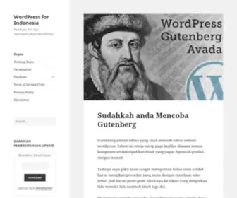 Wordpress.or.id(WordPress for Indonesia) Screenshot