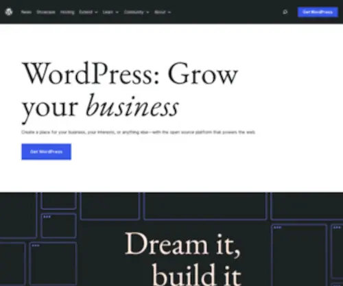 Wordpress.org(Blog Tool) Screenshot