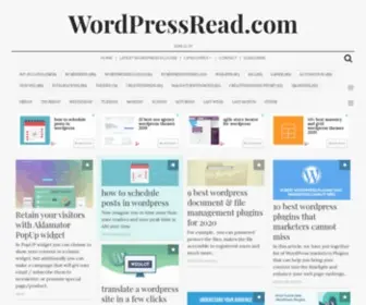 Wordpressread.com(WordPress Read News) Screenshot