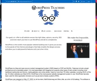 Wordpressteachers.com(WordPress Teachers Market) Screenshot