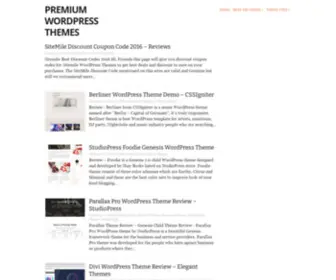 Wordpressthemedesk.com(Premium WordPress Themes Download and Review) Screenshot