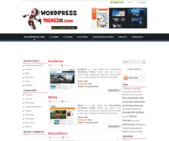 Wordpressthemes10.com(Wordpress free themes) Screenshot