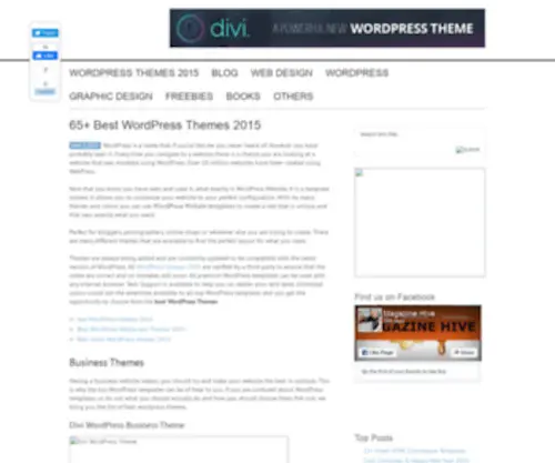 Wordpressthemes2015.com(Best WordPress Themes 2015) Screenshot