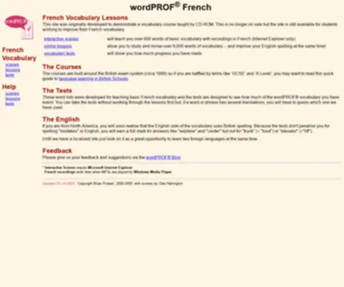 Wordprof.com(Wordprof) Screenshot