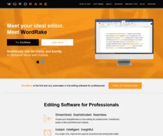 Wordrake.com(Writing Assistant for Professionals) Screenshot