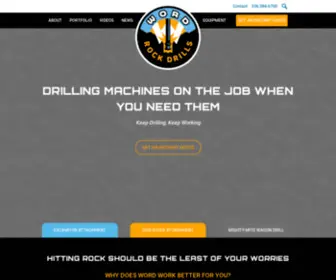 Wordrockdrills.com(WORD Rock Drills) Screenshot