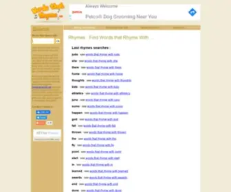 Words-That-RHyme.com(Words that rhyme) Screenshot
