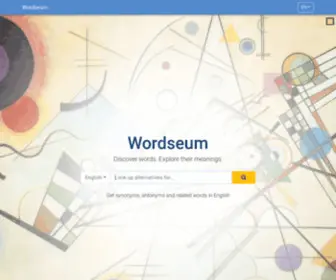 Wordseum.com(TermGallery) Screenshot