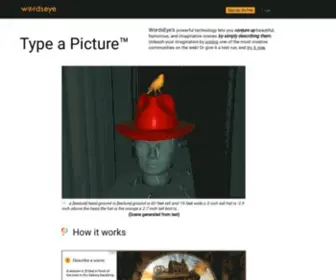 Wordseye.com(Wordseye) Screenshot