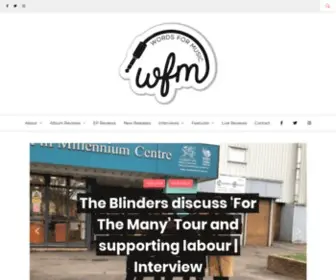 Wordsformusic.blog(Your dad&#039;s favourite Music Blog) Screenshot