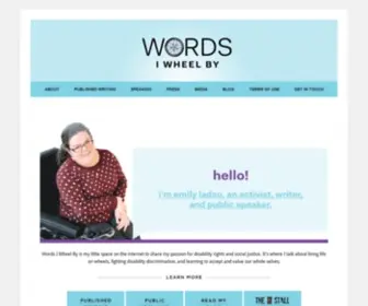 Wordsiwheelby.com(Emily Ladau) Screenshot