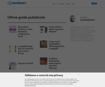 Wordsmart.it(è un blog che pubblica guide di tipo "How) Screenshot