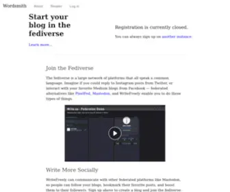 Wordsmith.social(Wordsmith social) Screenshot