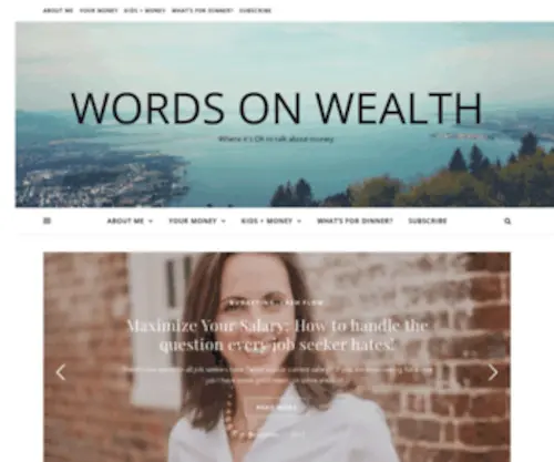 Wordsonwealth.com(Words on Wealth) Screenshot