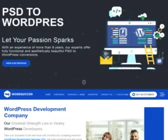 Wordsuccor.com(WordPress Development Company) Screenshot