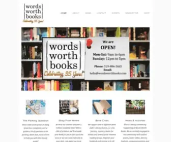 Wordsworthbooks.com(Words Worth Books) Screenshot