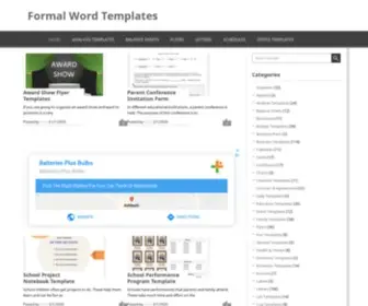 Wordtemplatesbundle.com(Free Word and Excel Templates) Screenshot