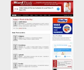 Wordthink.com(Wordthink) Screenshot