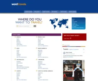 Wordtravels.com(Word Travels) Screenshot