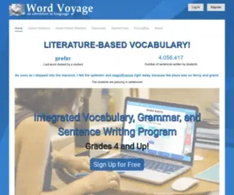 Wordvoyage.com(Word Voyage) Screenshot